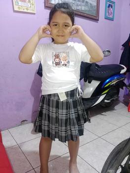 Product Review of (Exclusive Live Madina Putri)Setelan Rok Rempel Rok korean anak perempuan 8bulan-7tahun Katun Cewek Parsel from A**i 0
