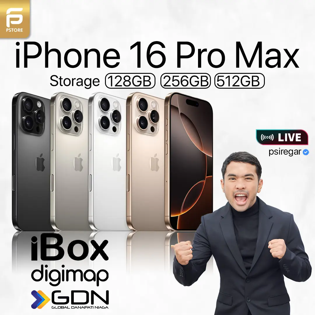 SPESIAL PUTRA SIREGAR | IPHONE 16 PROMAX 256GB  NEW BERGARANSI RESMI 1 TAHUN