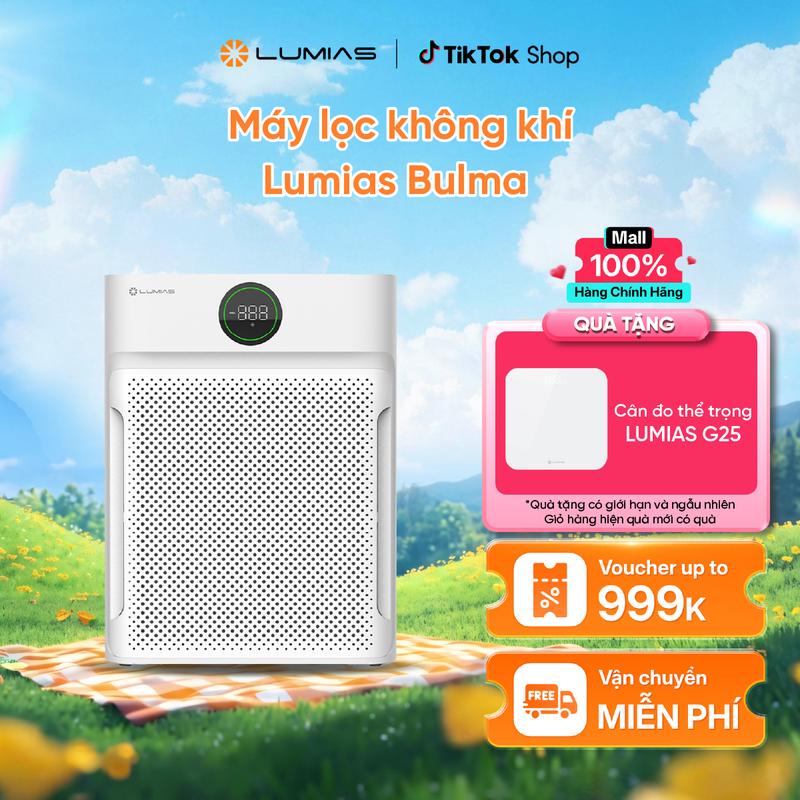 Máy lọc không khí Lumias Bulma - 50W, độ rộng bao phủ 40m2