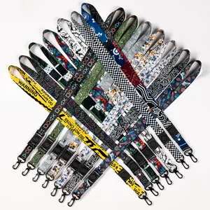 Flade Studios Lanyard Premium - Tali Gantungan Keychain HP Holder Name Tag Handphone Metal Rubber