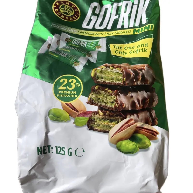 Gofrik mini chocolate pistachio 125g