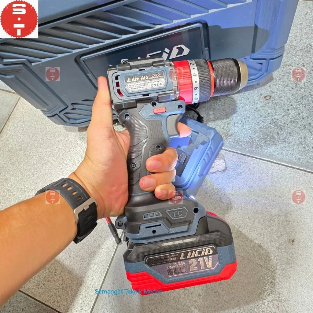 LX70 CORDLESS BOR BETON CORDLESS IMPACT DRILL  BRUSHLESS 21V 21 V VOLT 100NM 100 NM 13MM 13 MM 4AH 4 4.0 AH SET LI-ION TABLESS CELL 15C M-POWER LUCID LX 70