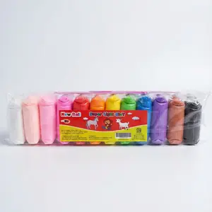 Mainan Anak-Anak Super Light Clay New Ball Lengkap isi 12 Warna untuk Kreativitas Anak Mudah Digunakan Aman dan Fleksibel