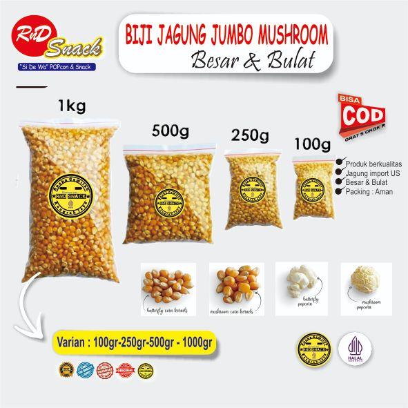 BIJI JAGUNG POPCORN MUSHROOM berat 100gr-1000gr bulat besar import US BIJI JAGUNG POPCORN MUSHROOM berat 100gr-1000gr bulat besar import US