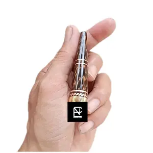 Kerajinan Handycraft kayu liwung Stik Chopsticks double ring Chopper gold UK 8cm desain minimalis elegant simple cocok untuk koleksi souvenir hadiah