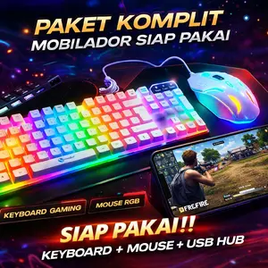 paket komplit keyboard gaming/mous gaming dan mouspad,usb hub OTG type usb dan type c usb hub 2.0