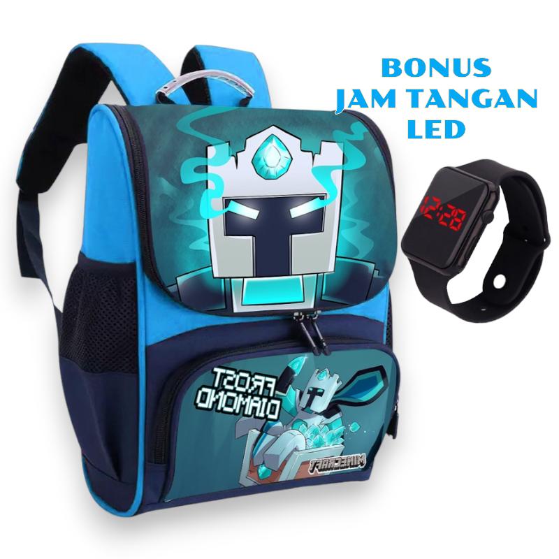 SLV BAGS - Tas Diamond Frost Anak Sekolah SD TK Laki Laki Perempuan Karakter Game Terbaru 2023 Kekinian Murah COD Kualitas Tinggi 0