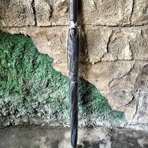 Payung Besar Golf Jumbo Mewah Polos Rangka Fiber Anti UV Otomatis Jari Fiber Premium Quality