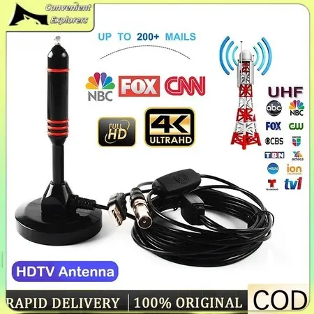 Digital HD TV Signal Amplifier Booster Antenna Cable 25DB TikTok