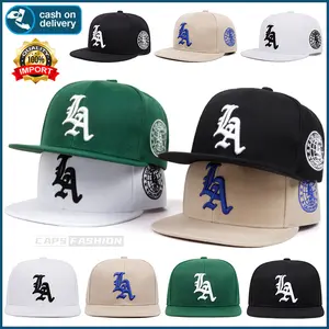 Topi Snapback Sulaman LA Fashion Distro Baseball untuk Pria Wanita - Ukuran Besar