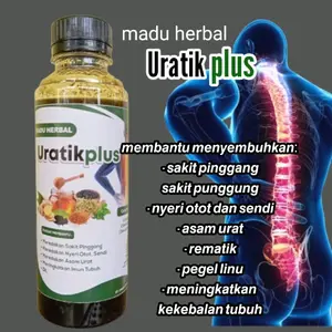 uratikplus300g madu herbal, untuk membantu anda yang sering merasa nyeri di pinggang dll