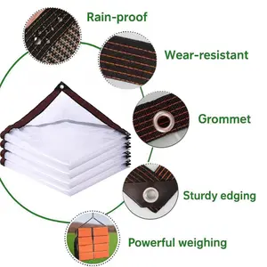 Terpal Plastik Bening Transparan- Anti Air Tanaman Plastik Uv GreenHouse