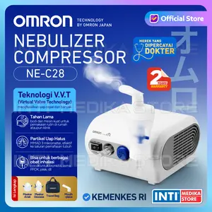 OMRON - Nebulizer Compressor NE C28 | Alat Terapi Uap Pernafasan