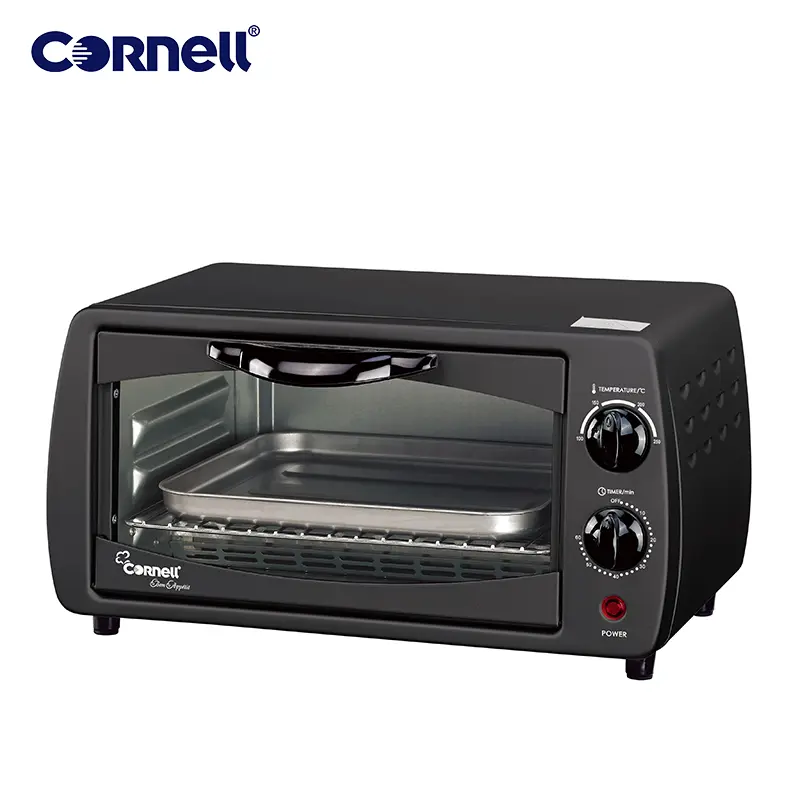 Cornell 9L Black Oven Toaster, 800W (1 Year Warranty) CTO-S10BK