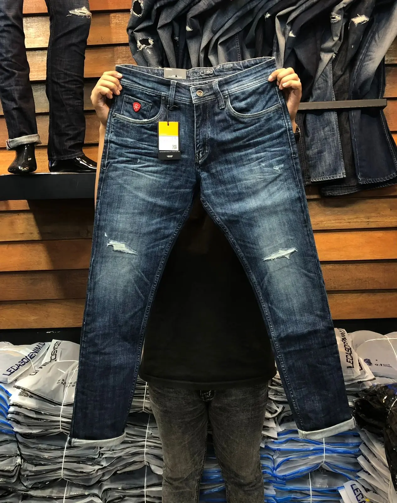lecaso denim / jeans panjang original / jeans panjang distro premium