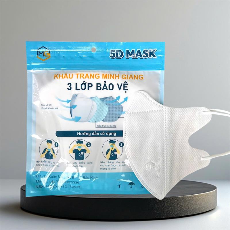  Combo 600 Cái - 400 Cái Khẩu Trang 5D 3 Lớp Kháng Khuẩn Chống Bụi Chống Nắng Tiện Lợi Đa Dạng Chất Lượng Cao 