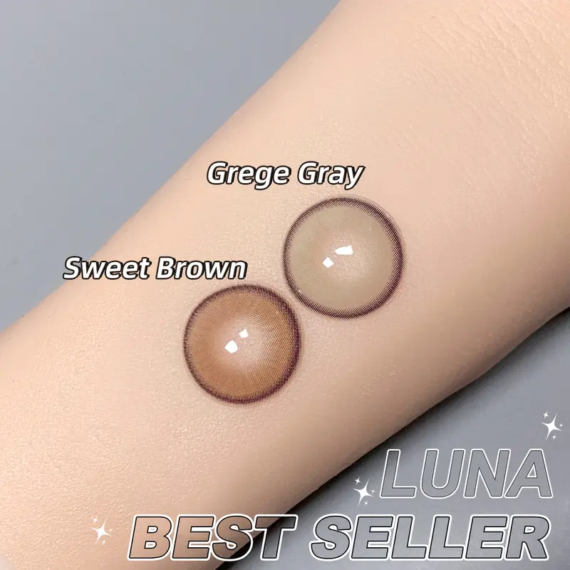 [COD&HOT] Magister Big Eye Softlens  (0.00 s/d -6.00) Super Softlens Paket Komplit Lensa Kontak 14.0-14.5mm Softlens Grey Softlens Brown Soflens Murah Membuat Mata Lebih Besa Contact   soft lens minus 6
