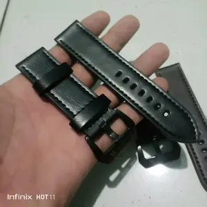 Strap Tali Jam Tangan Pria Kulit Ukuran 20 22 24 mm Watch Watches