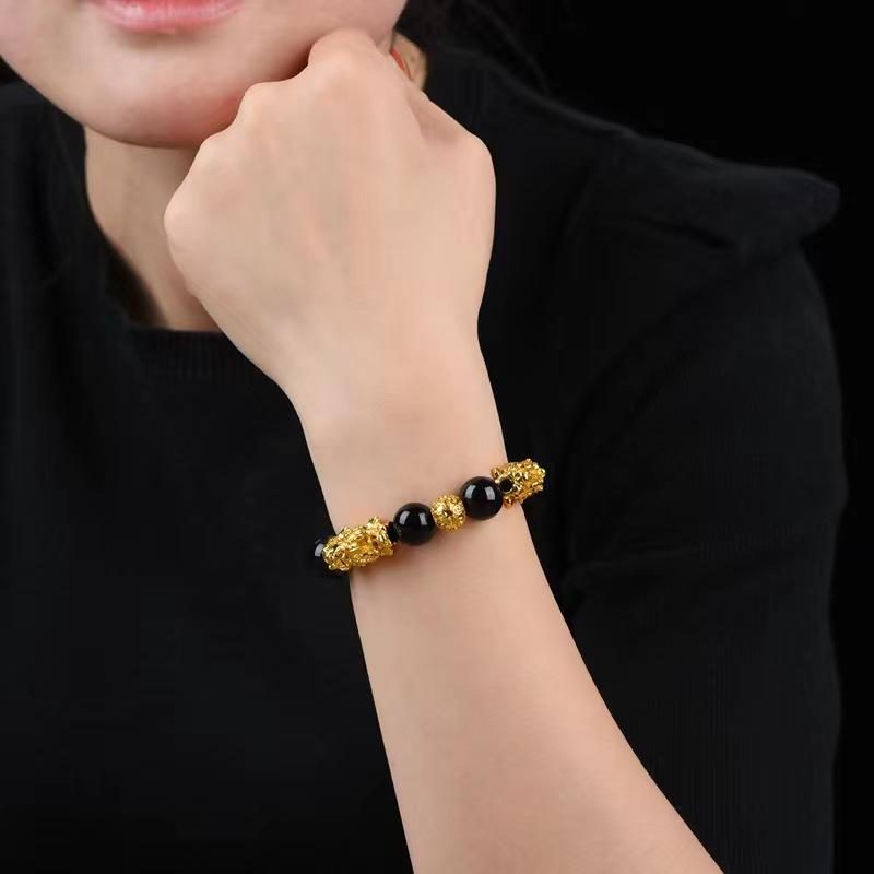 【A】Biden Gelang Mewah Pria YNBK060-Black 4