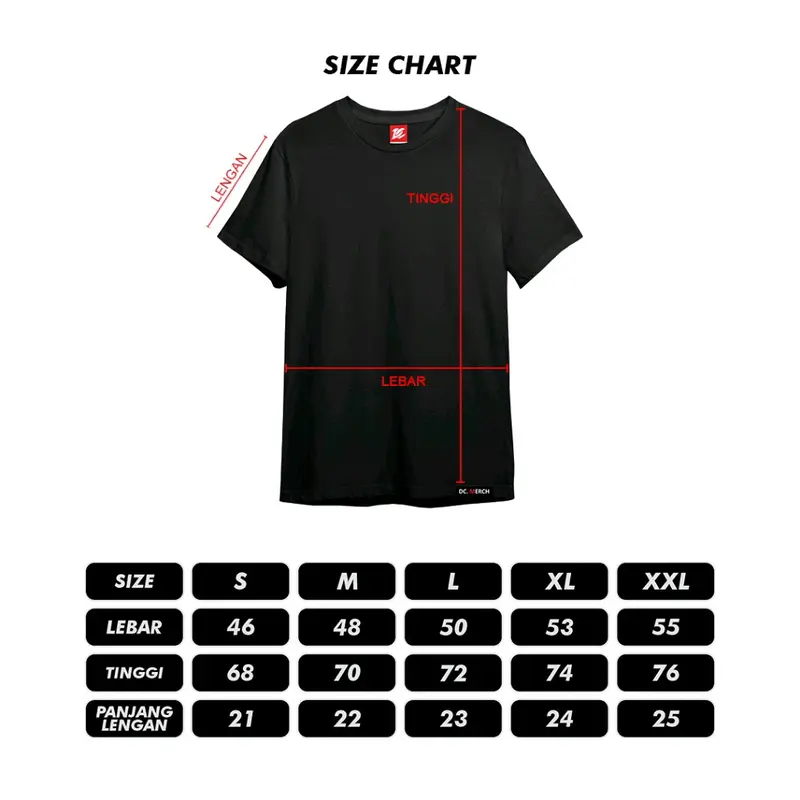 DC MERCHANDISE OFFICIAL KAOS / ALAGKAR / DC MERCHANDISE 3