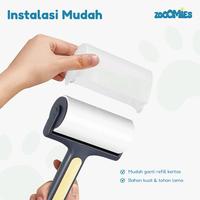 Gambar Zooomies Pet Hair Remover Roller Alat Pembersih Bulu Hewan Praktis Tanpa Ribet - Hijau dari Zooomies Kota Administrasi Jakarta Timur 4 Tokopedia