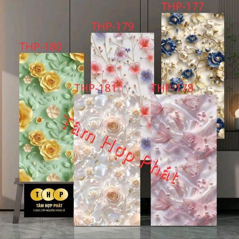 Combo 100 tấm xốp phủ pvc ốp tường sẵn keo đủ mẫu kt 30*60cm
