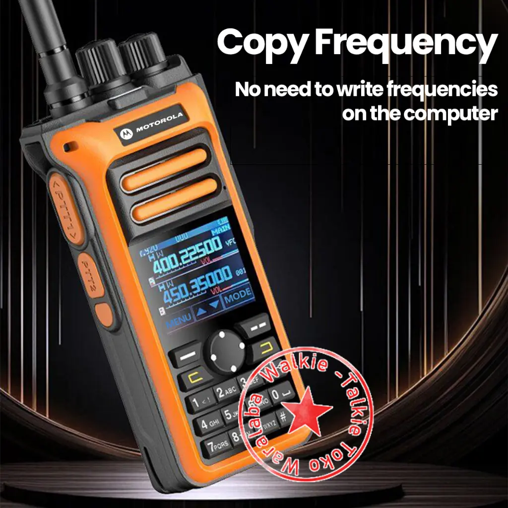 Walkie Talkies HT GT10  panggilan jarak jauh Daya tinggi 20w Kapasitas baterai besar 6800mAh Cocok untuk luar ruangan, sekolah, lokasi konstruksi