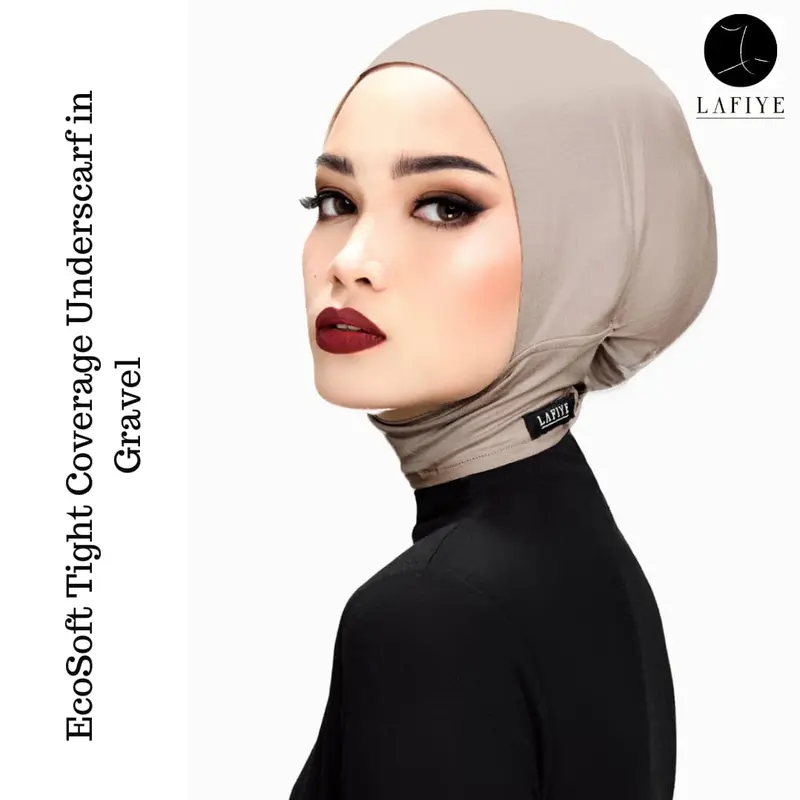 LAFIYE EcoSoft Tight Coverage Underscarf - Ciput menutup leher - Original by Lafiye Jilbab kaos 2