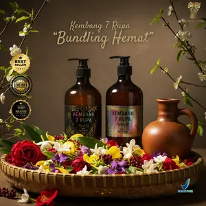 Sabun Mandi Kembang 7 Rupa Bundling Hemat Body Cleanser Ekstrak 7 Bunga BPOM 500ml
