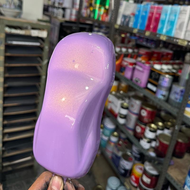 Lilac Goldy Effect PU Custom Colors 5