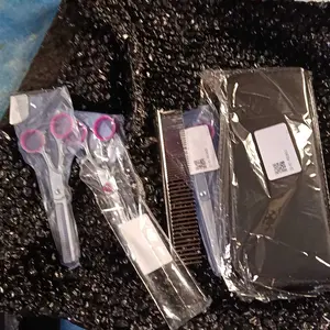 FOLOPETS Set Gunting Grooming Profesional 6 Inci - Stainless Steel untuk Anjing & Kucing! (Paket Lengkap Perawatan Bulu, Desain Ergonomis & Tahan Lama, Cocok untuk Pemula & Profesional)