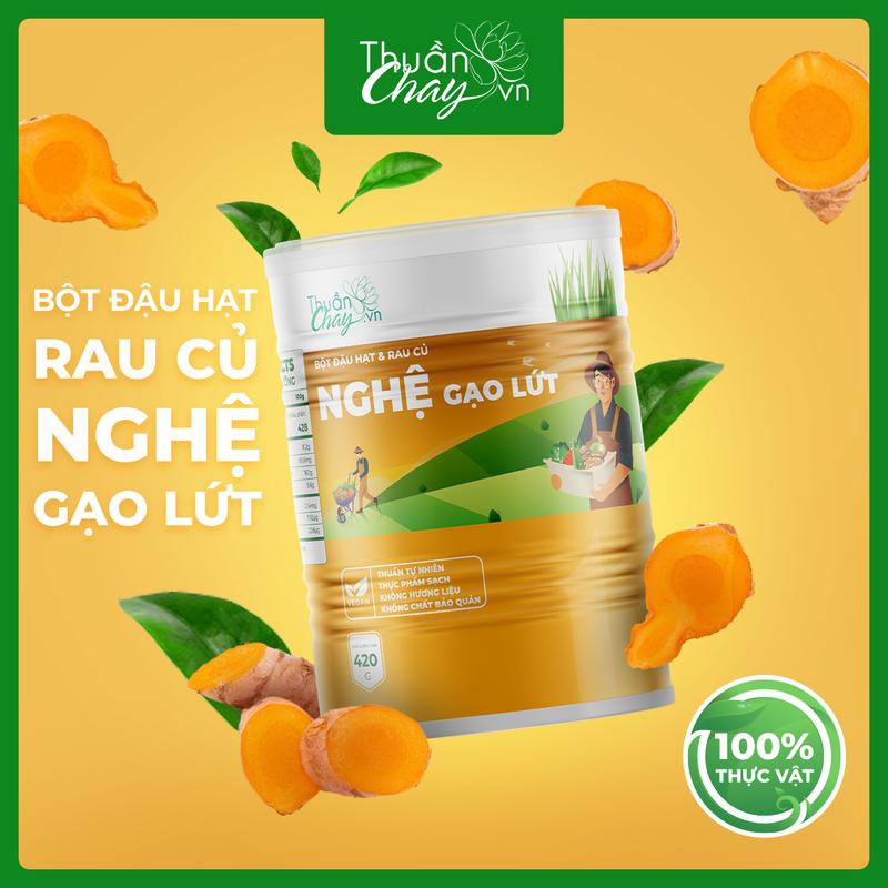 SỮA NGHỆ GẠO LỨT 420g - Bột ngũ cốc đậu hạt rau củ