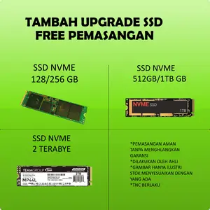 TAMBAHAN MEMORY 512GB SSD NVME UNTUK UPGRADE