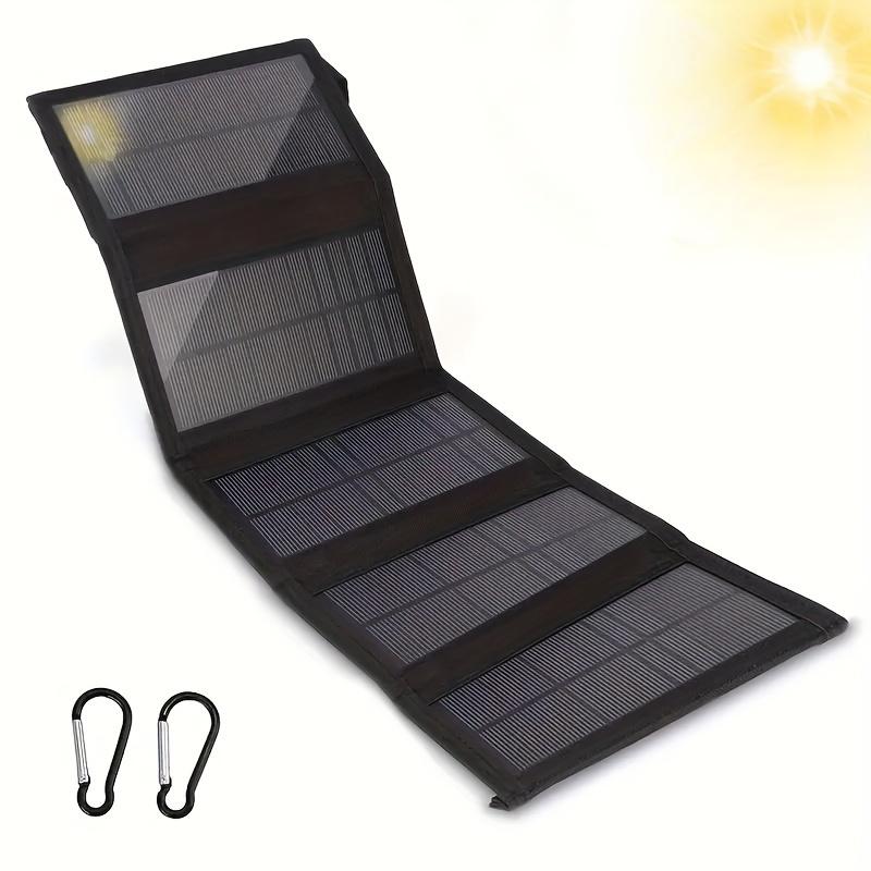 35W Portable Waterproof Solar Panel, Foldable Power Supply for USB, Computer, and Mobile Phones for Camping 5