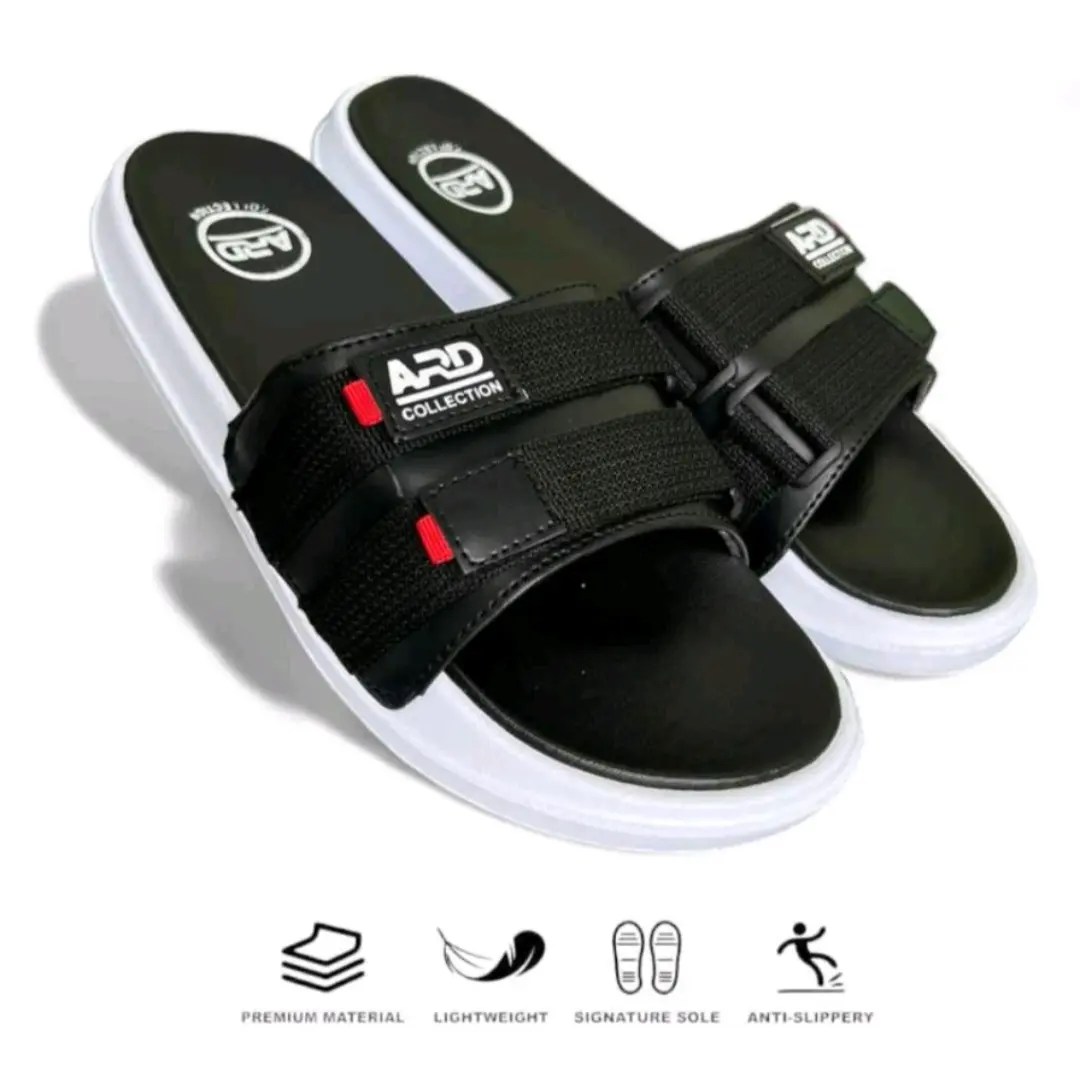 Sandal Slip On / Shoes Sendal Selop Pria Karet Webbing Phylon Bahan Ringan Anti Licin