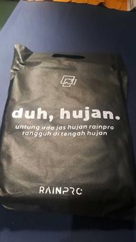 Product Review of Jas Hujan Rainpro Dewasa Cewek Aesthetic Celana Baju 1 Pasang Bahan Tebal Raincoat Pria Wanita Mantel Pvc Setelan from R** 0