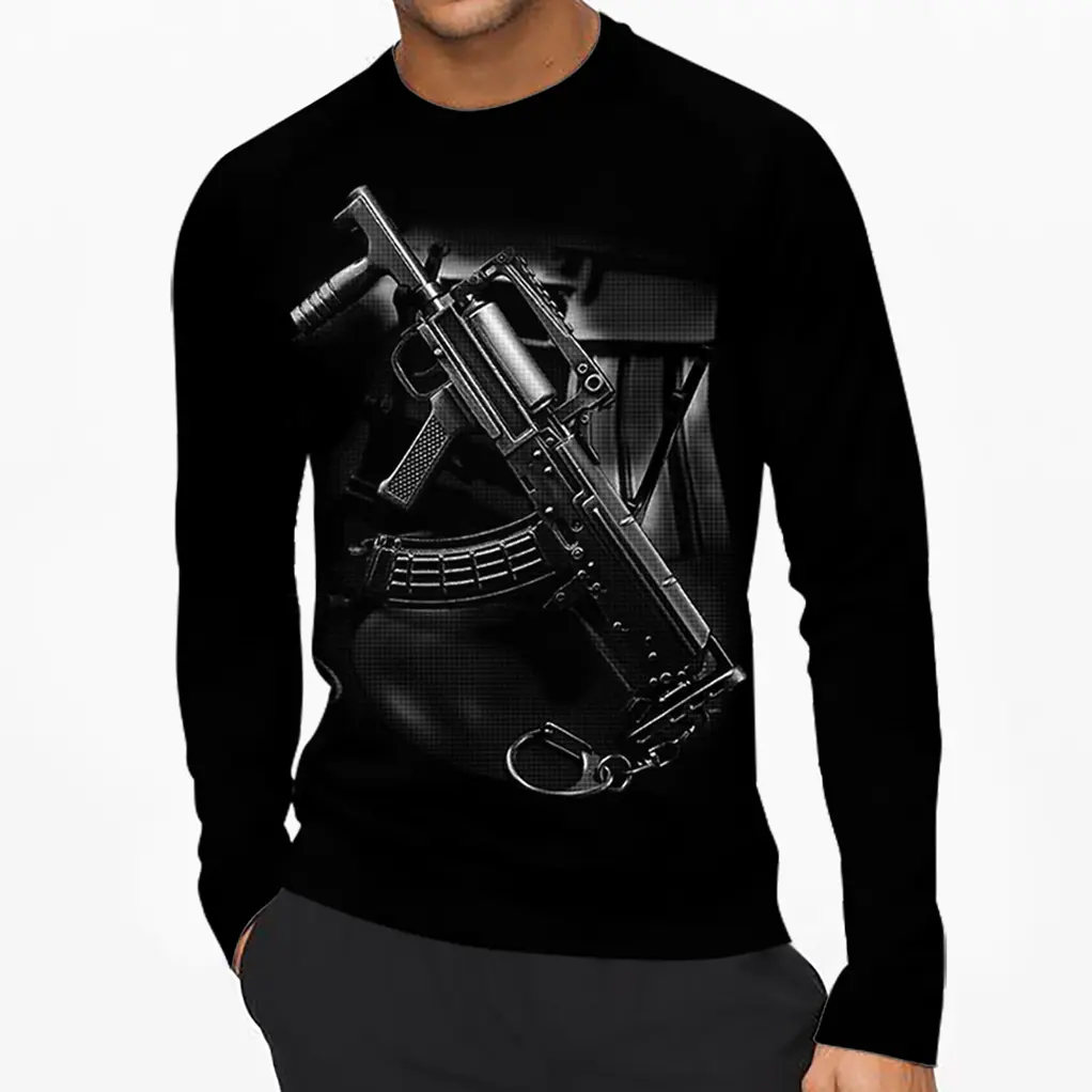 PUBG | Oblong Tangan Panjang Pria | Baju Distro Cowok Keren | Sablon | Produk Lokal | EXITO APPAREL