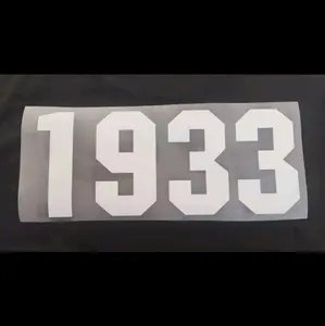 DTF Sablon Setrika Angka Tahun 1933 Persib Bandung
