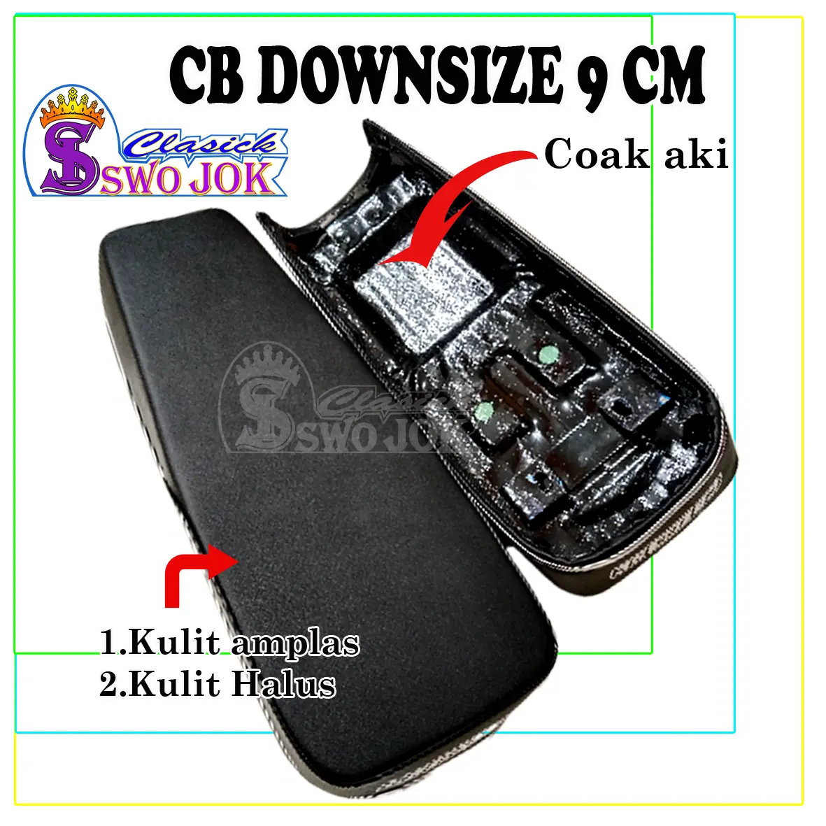 JOK CB SLIM DOWNSIZE 9 CM # jok Cb sablon CB125SE, downsize 9 cm, 1 set tinggal pasang Motor