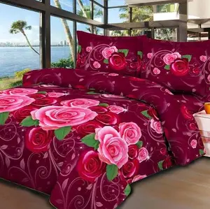 SPREI MOTIF BUNGA ASLI 180X200 SET LENGKAP BANTAL DAN GULING Kasur