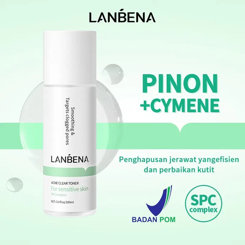[LIVE] LANBENA Acne Treatment Toner (100ml) | Mengatasi Jerawat dan Mengurangi Minyak 0