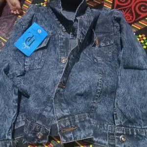 jaket jeans anak cowok karakter super hero/ jaket led nyala terlaris Fashion