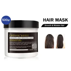 CINDYNAL Smooth And Moisten hair / Masker Rambut Treatment / Creambath Hair Mask Rambut Tanpa Catok Bersihkan Conditioner