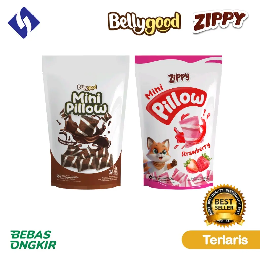 Zippy Mini Pillow Pouch - Snack Cemilan