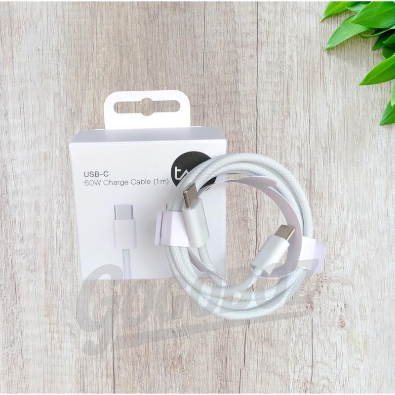 Charger Fast Charger 35W + Kabel C to C Braided for iP 15 16 17 GARANSI 1 TAHUN