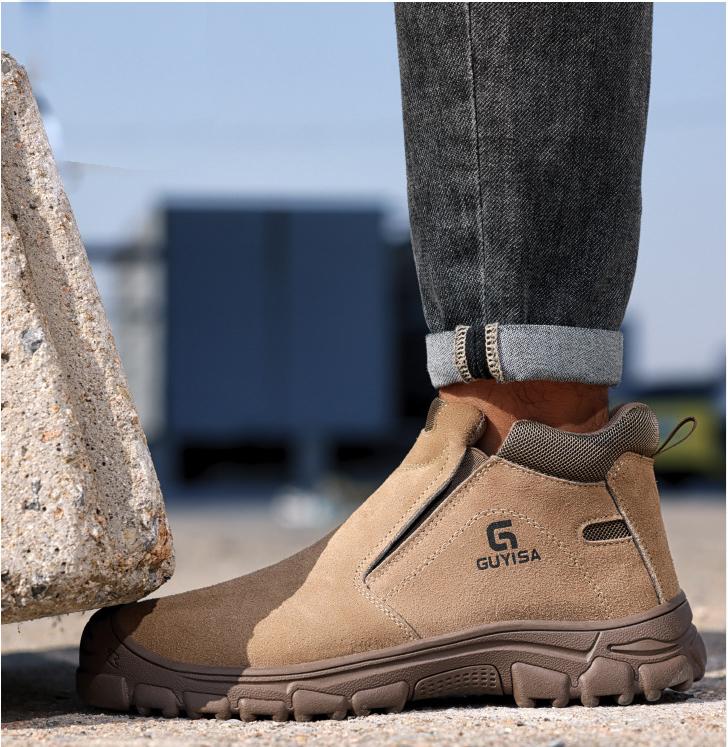 Giày Bảo Hộ Lao Động - 2 Mẫu Giầy Chống Cháy Dành Cho Thợ Hàn / Thợ Cơ Khí / Mũi Thép / Lót Chống Đinh / Chống Trơn Trượt / Tiêu Chuẩn An Toàn / Siêu Bền