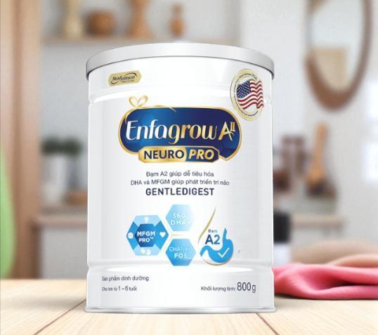 Sữa EnfaGrow A2 và Enfamil A2 Neupro dành cho trẻ ,mầm non lon 800g