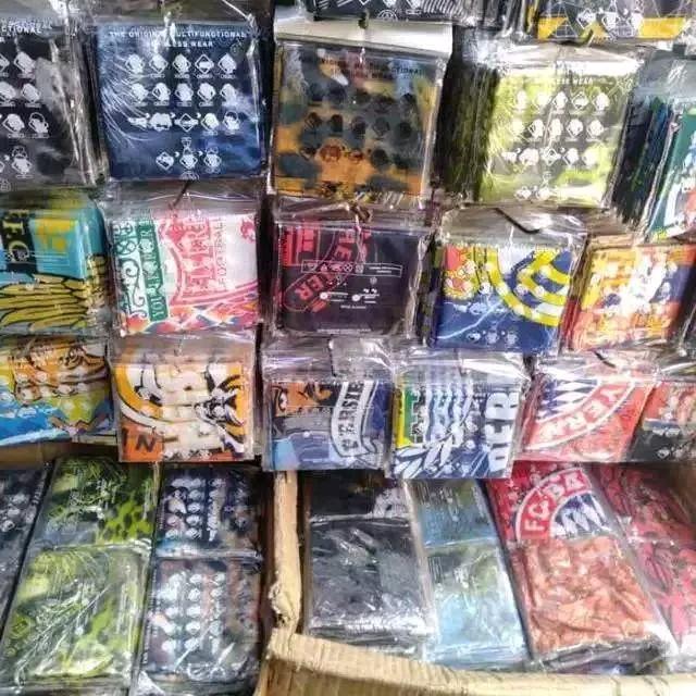 Masker BAFF Multifungsi Buffi Polos Hitam/Motif 4