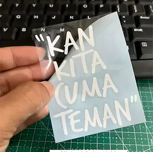 STICKER KAN KITA CUMA TEMAN STIKER MOTOR HELM VIRAL WATERPROOF