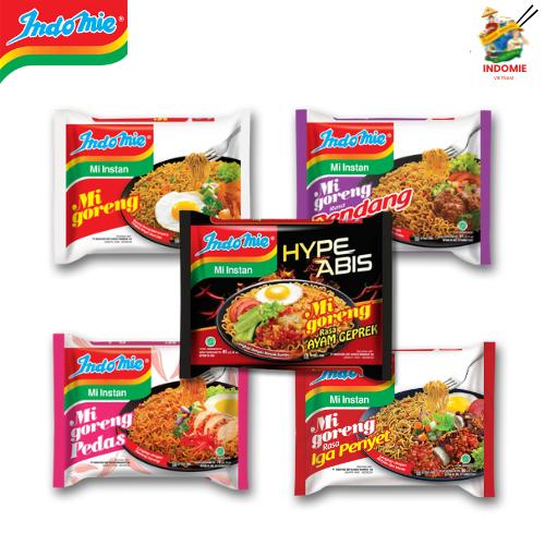 MIX 5 Vị Mì Trộn Indomie mix 5 vị - Giá nhập tại kho Indonesia